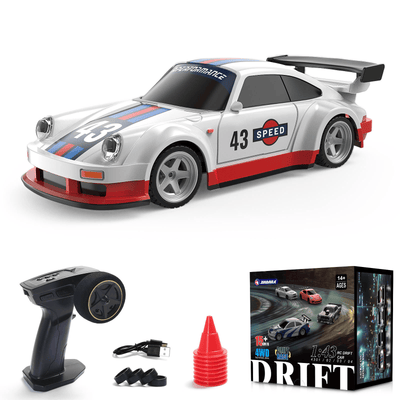 Toys 1/43 2.4GHz 4WD RC Drift Car High Speed Radio Control Mini RC Car with Gyro