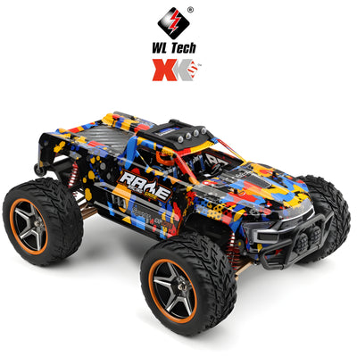 WLtoys 104016 1/18 Scale Electric RC Car - 2.4G 4WD High-Speed Brushless Monster Truck