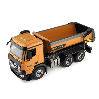 WLtoys 14600-A 1/14 Scale RC Dump Truck – Alloy Body, High-Power Remote Control Construction Vehicle