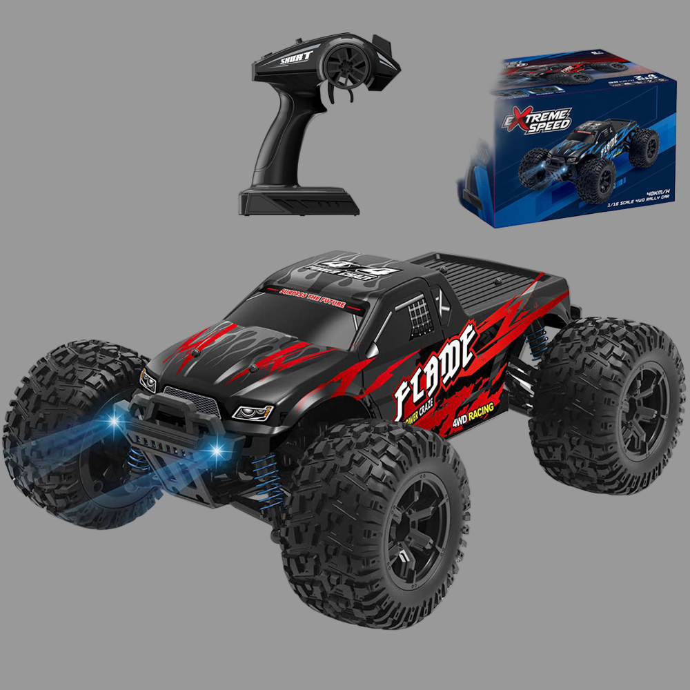 1:16 Scale 2.4GHz High-Speed Remote Control Monster Car – 4WD Cross Country Racing RC Vehicle for Kids