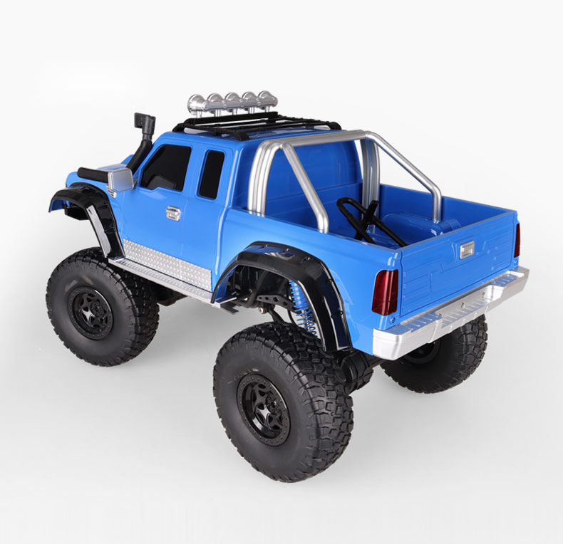 2.4G 1/8 Scale Toy RC Car - 4WD Rock Crawler Pickup Truck for Kids