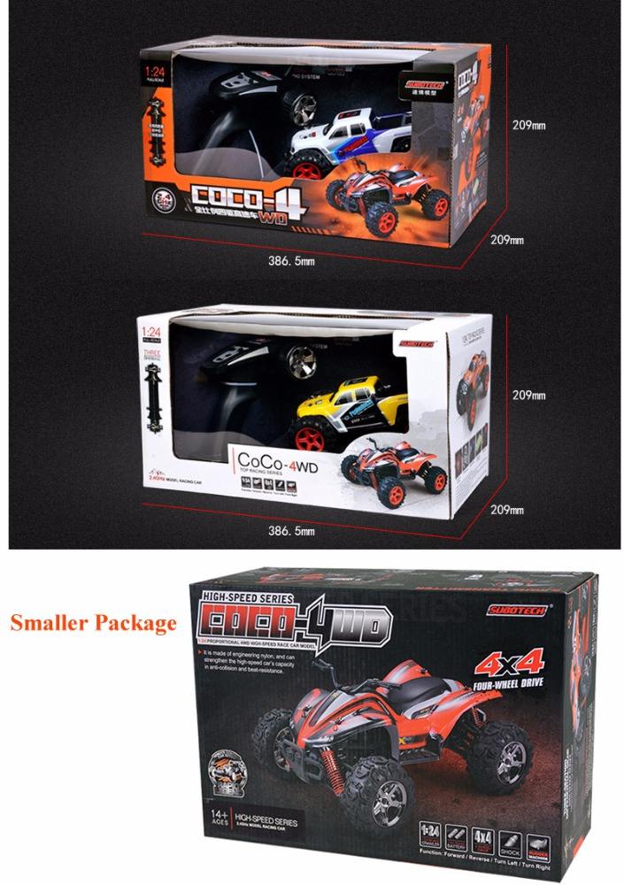 BG1510B 1/24 Proportional 4WD High-Speed RC Race Car – Mini Monster Truck Off-Road Racer