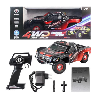 WLtoys 12423 1/12 Scale 4WD RC Electric Crawler Truck – High-Speed Remote Control Car