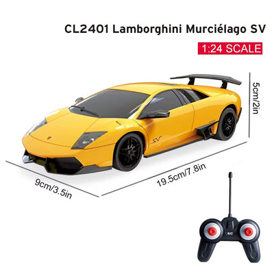 Licensed 2.4G 4CH 1/24 RC Car – Electric Rock Crawler, Ready-to-Go, Indoor-Outdoor Fun