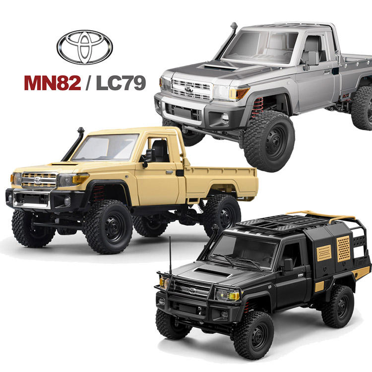 Toys MN 82 MN82 PRO MN82S 1:12 Scale RC Truck Crawler - Electric LC79 Pickup 4X4, 2.4GHz Remote Control Car - Ready to Run (RTR)