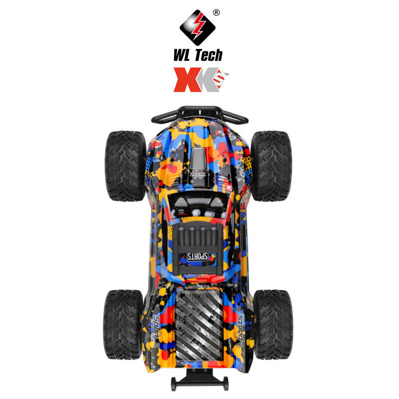 WLtoys 104016 1/18 Scale Electric RC Car - 2.4G 4WD High-Speed Brushless Monster Truck