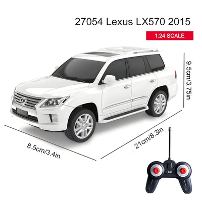 Licensed 2.4G 4CH 1/24 RC Car – Rock Crawler Hobby Model with LED Lights, Ready-to-Go, Electric Powered, Indoor-Outdoor Use