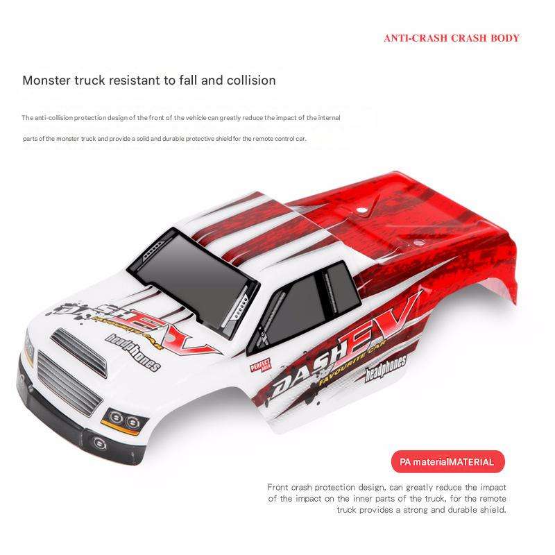 WLtoys A979-B 1/18 4WD RC Monster Truck – 70KM/h High-Speed Off-Road Car, 2.4G Remote Control