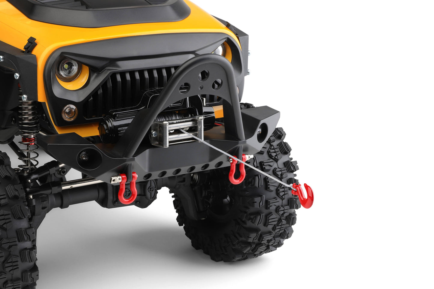 WLtoys 104026PRO 1/10 2.4G RC Electric Rock Crawler Truck with Winch – 4WD Off-Road RC Car