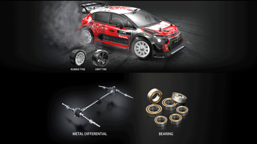 MJX 14303 RC Drift Car - High-Speed 1:14 Scale Brushless 4WD On-Road Remote Control Car, Red