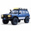 1/10 2.4G 4WD Brushless RC Car for TOYOTA Land Cruiser LC80 RS | Remote Controlled Locking Differentials, Two Speed Portal Axles, LED Light | Vehicles Models Toys - Blue