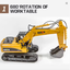 1:14 Alloy RC Excavator – 15CH Metal Engineering Digger Truck with 2.4GHz Remote Control