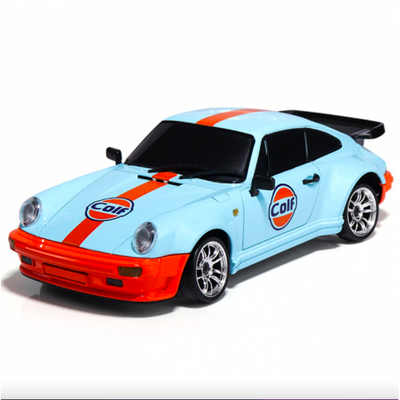 1/18 2.4G RWD RC Car with Gyro, LED Light, Alloy Body Shell - Full Proportional Racing Classic Model Toy