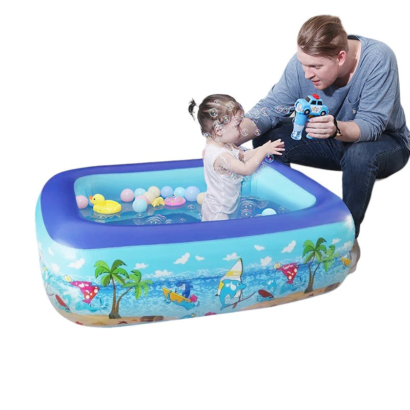 Kids Swimming Pool, Inflatable Bathtub, Baby Bath Bathtub, Summer Outdoor Indoor Bathtub, Summer Fun Kids Swimming Pool, Water Game Gifts Kid - Toyigo