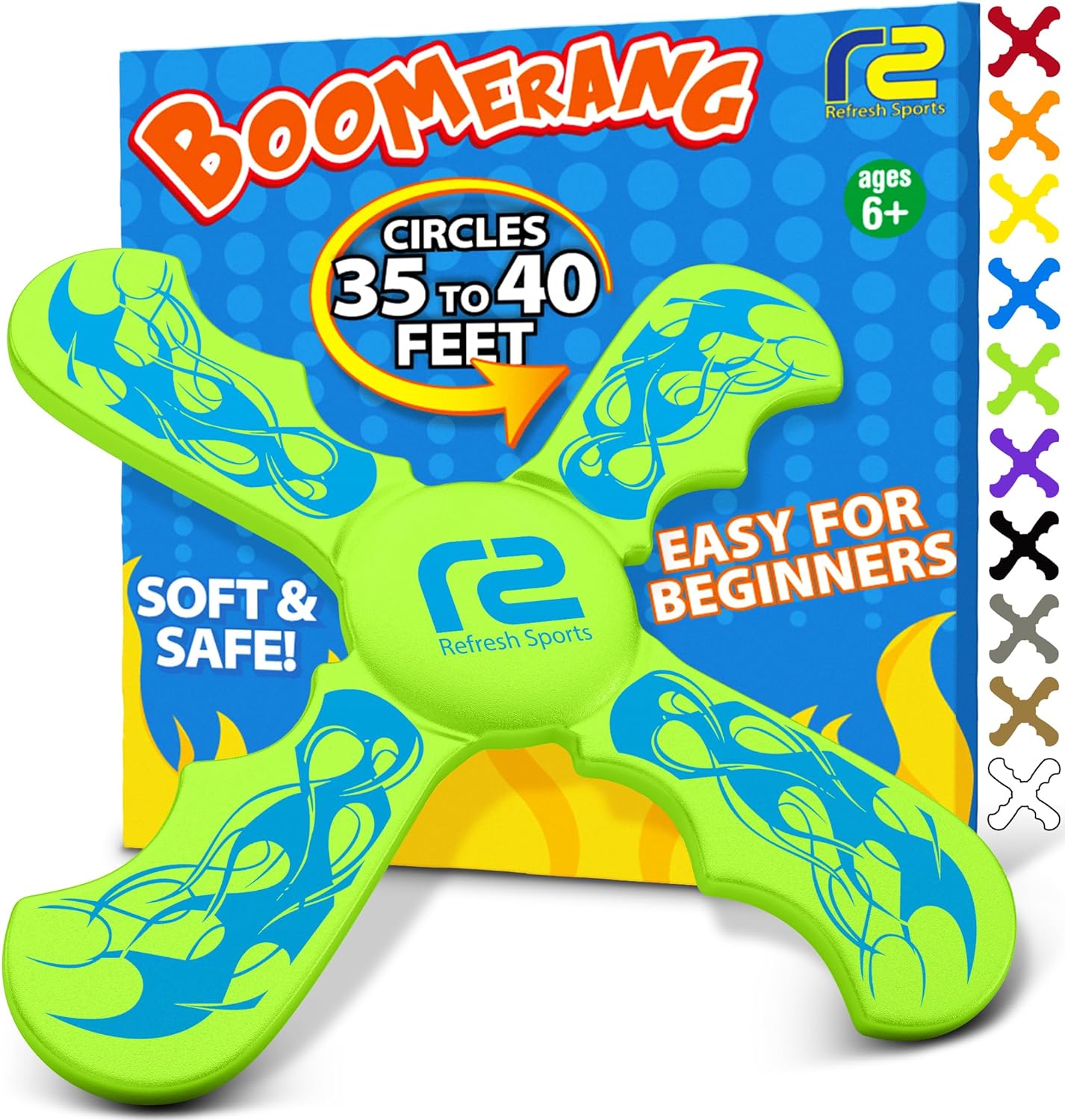 Best Soft Frisbee Kids Boomerang, Easter Basket Stuffer For Boys & Girls, Outdoor Flying Disc Beach Frisbee for Kids Age 6 & up, Fun Boys Toys age 8-10 Fun Kid Mini Frisbee Disc Frisbees for Kids