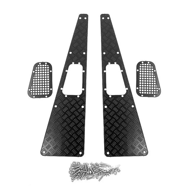 Anti-Skid Plate, Metal Skid Plate Intake Grille Compatible with Taxas TRX-4 TRX4 Defender 1/10 RC Crawler Upgrade Parts Accessories - Toyigo