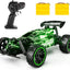 RC Car, Remote Control Car,  1:18 Scale RC Car with LED Lights, 2.4GHz 2WD All Terrain RC Car with 2 Rechargeable Batteries for 60 Min Play, 40 Mins Play, Gift for Boys and Girls - Toyigo