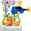 Marine Animals Building Blocks Sets for 190 PCS, Sea Turtle,145 PCS, Crab,  151 PCS, Clown Fish, 174 PCS, Lantern, 179 PCS, Surgeonfish,  Potted Plant Sea Animal Building Blocks, Ocean Animal Toys for Boys and Girls 3 4 5 6 7 8 9 10 Years Old