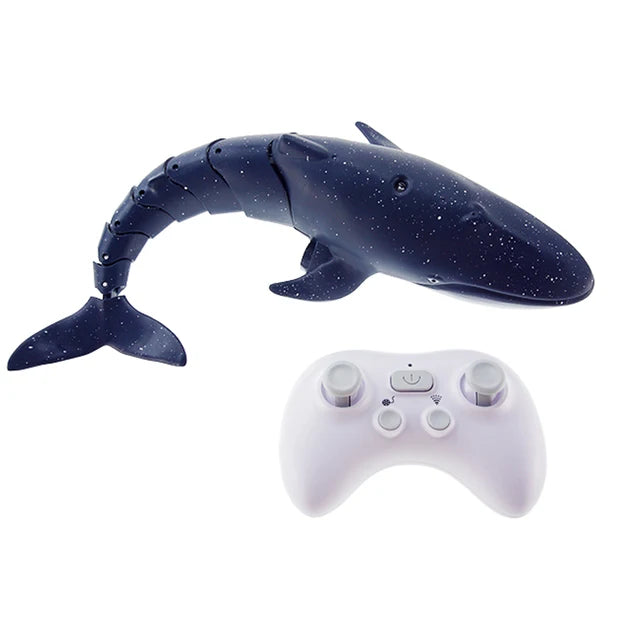 RC Shark, Mini whale Spray Water Toy Remote Control Toy, Remote Controlled Boat ship Submarine Robots Fish Electric Toys for Kids Boys baby Children - Toyigo