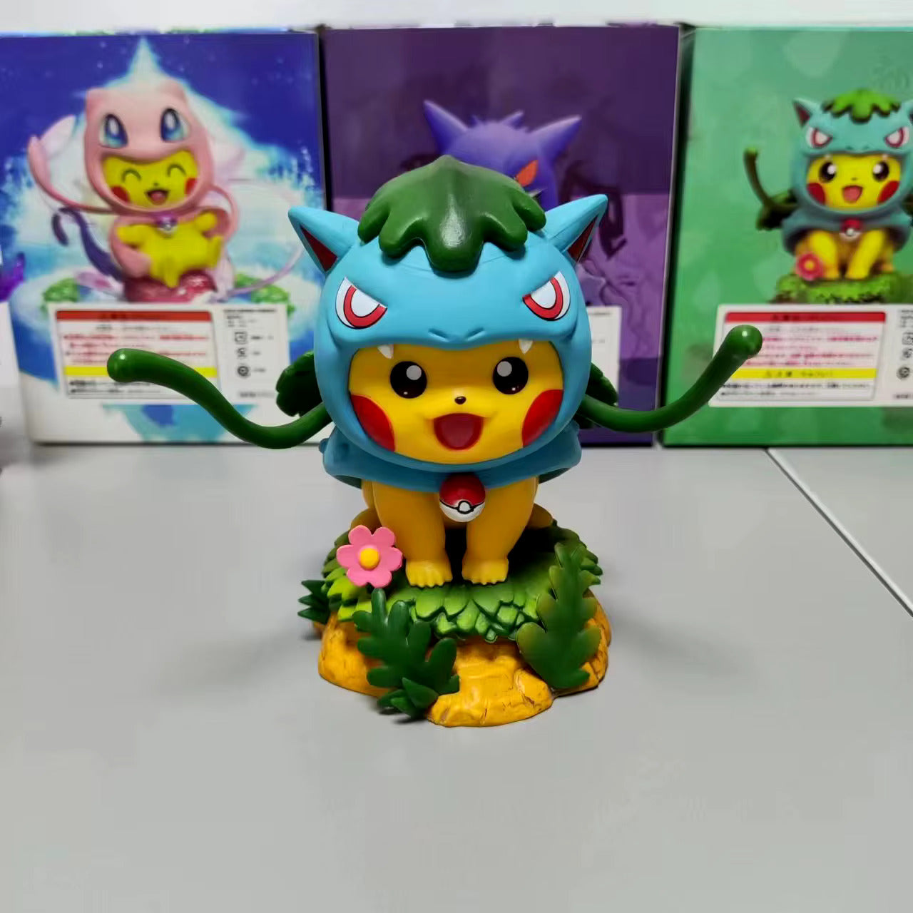 Anime Monster Action Figures - Deformation Pokémon Collectible Toys for Kids - Pikachu Transforming Figure