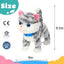 Electric Musical Cute Kitty Toy Remote Control Walking Nodding Pet Cat Stuffed Animal Meows Wags Tail Plush Interactive Gifts for Kids,9.5"