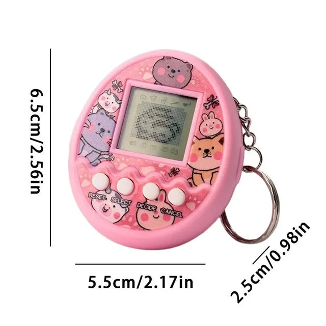 Electronic Pets,  Game Toys, h Digital Animals Toys, Electronic Digital Pet Keychain, Virtual  Digital Pet Retro Handheld Electronic Game Machine with Keychain for Boys Girls - Toyigo