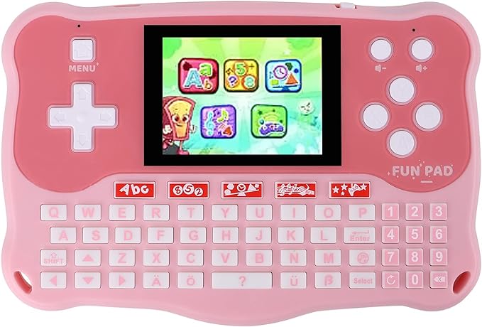 Baby Learning Pad, Kids Tablet with 102 Activities, Learning Pad with Math Activities, Interactive Educational Electronic Toys, ABC Alphabet Tablet, Gifts Handheld Game for Preschool Boys  Girls Ages 3-12 for Kids - Toyigo