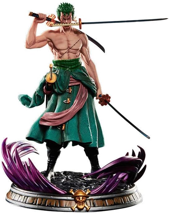 Zoro Action Figure, One Piece Zoro Collectible Figure, Three Swords Zoro Anime Character Statue, Roronoa Zoro PVC Action Figure