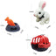 Interactive Bunny Rabbit Stuffed Animal, Easter Gift for Kids, Electric Plush Toy with Sound & Movements, Play House Set