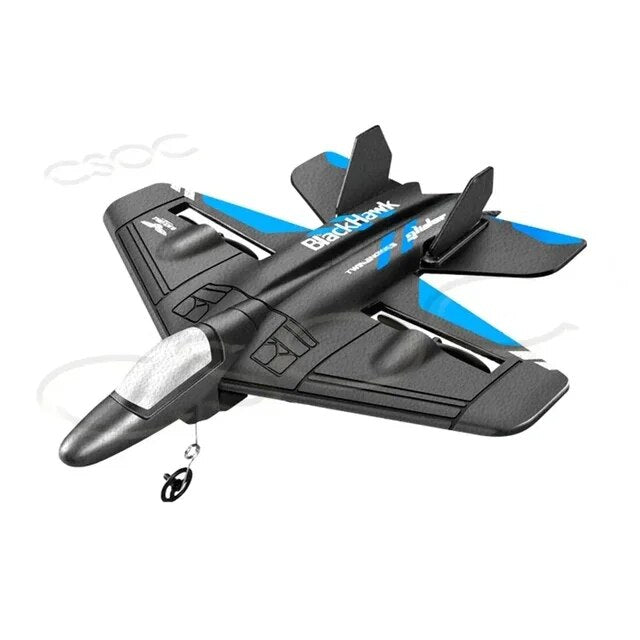 Remote Control Airplane, B-17 RC Plane, 2 Channel 2.4Ghz, Ready to Fly EPP Foam Glider, Remote-Controlled Aircraft with light B17 B16 F22 Drop-Resistant Fixed-Wing Glider Foam Aircraft RC Airplane Planes Kids and Adults - Toyigo