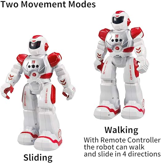 Remote Control Robot for Kids, Intelligent Programmable Robot with Infrared Controller Toys ,Dancing, Singing, Moonwalking and LED Eyes, Gesture Sensing Robot Kit for Childrens