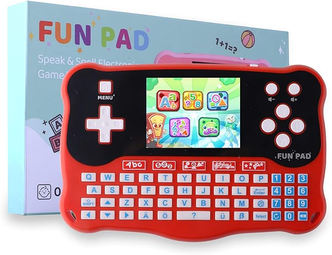 Baby Learning Pad, Kids Tablet with 102 Activities, Learning Pad with Math Activities, Interactive Educational Electronic Toys, ABC Alphabet Tablet, Gifts Handheld Game for Preschool Boys  Girls Ages 3-12 for Kids - Toyigo