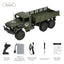 RC Military Truck 6x6 Off Road, Simulated Military Truck, Six-Wheel Scale Truck Outdoor Climbing Vehicle, Cargo Off-road Transport Soil Model,Rock Crawler Army Transport