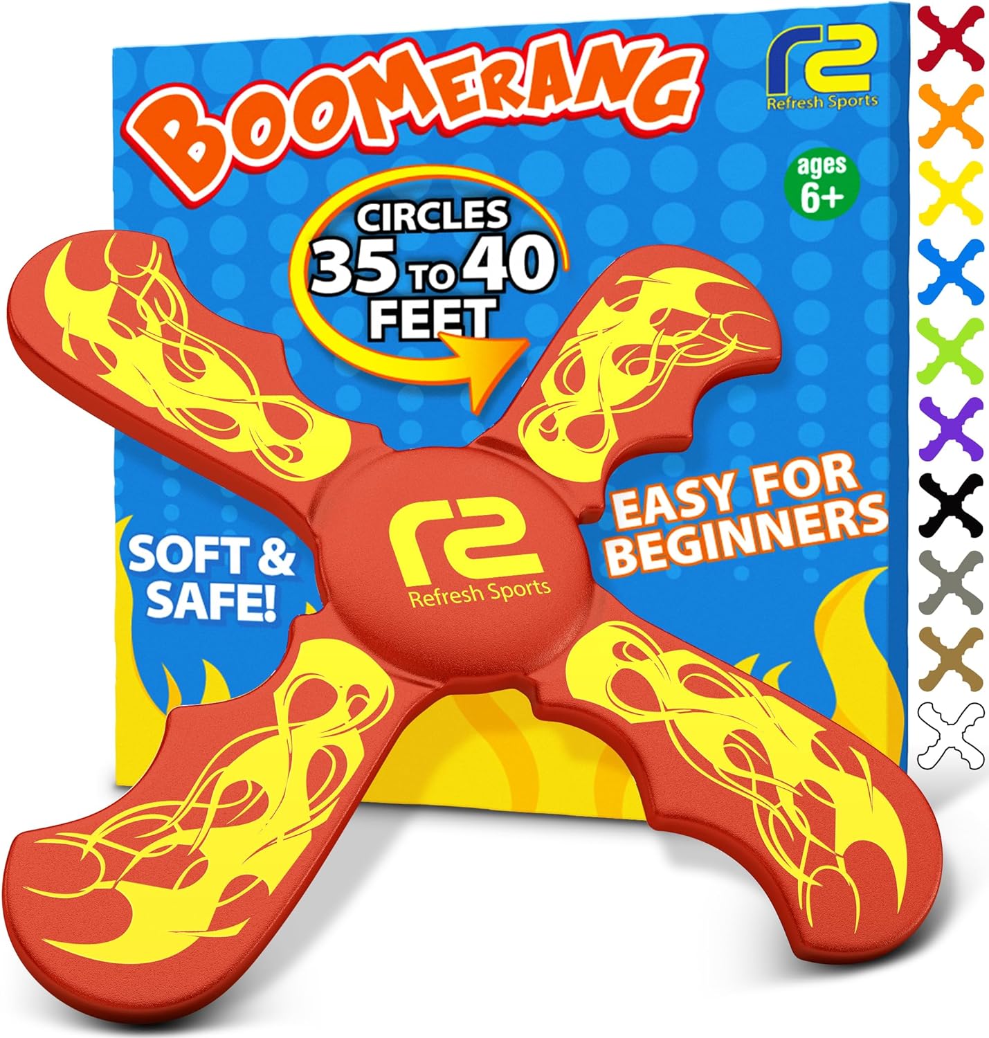 Best Soft Frisbee Kids Boomerang, Easter Basket Stuffer For Boys & Girls, Outdoor Flying Disc Beach Frisbee for Kids Age 6 & up, Fun Boys Toys age 8-10 Fun Kid Mini Frisbee Disc Frisbees for Kids