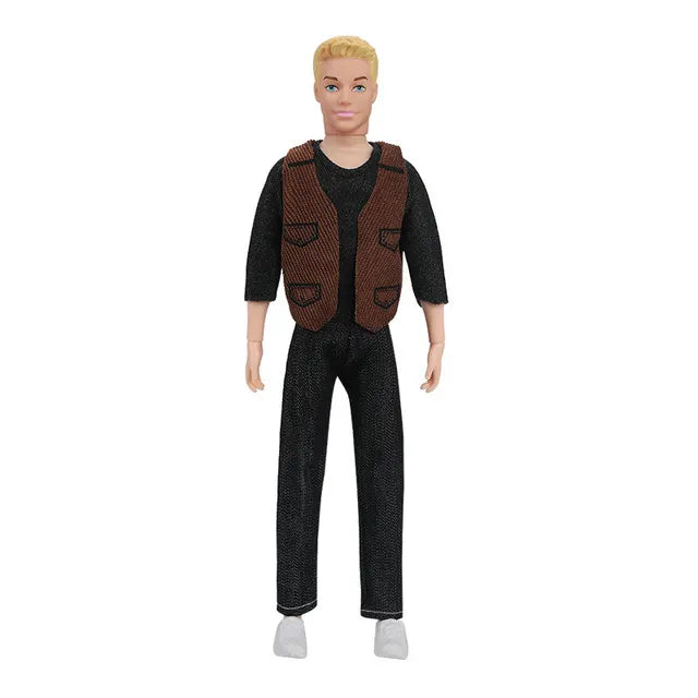 Handsome Boy Dolls,30cm Fashion Ken Doll, Dress Up Toys with Clothes Suit, Full Set 1/6 Multi Jonts, Movable Boyfriend Dolls - Toyigo