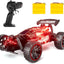 RC Car, Remote Control Car,  1:18 Scale RC Car with LED Lights, 2.4GHz 2WD All Terrain RC Car with 2 Rechargeable Batteries for 60 Min Play, 40 Mins Play, Gift for Boys and Girls - Toyigo