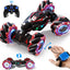 1:12 RC Stunt Car, 2.4GHz 4WD Remote Control Gesture Sensor Toy Cars, Double Sided Rotating Off Road Vehicle 360ø Flips, Lights Music, Music and Light RC Toy Car for Kids Birthday - Toyigo