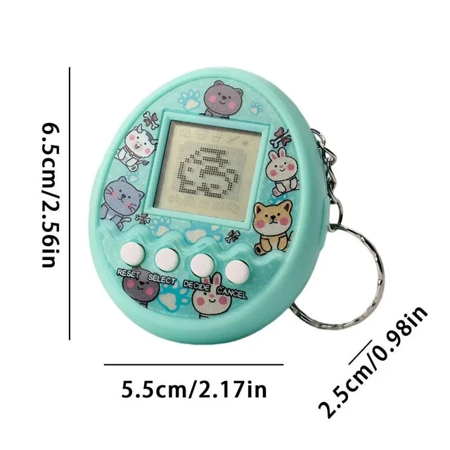 Electronic Pets,  Game Toys, h Digital Animals Toys, Electronic Digital Pet Keychain, Virtual  Digital Pet Retro Handheld Electronic Game Machine with Keychain for Boys Girls - Toyigo