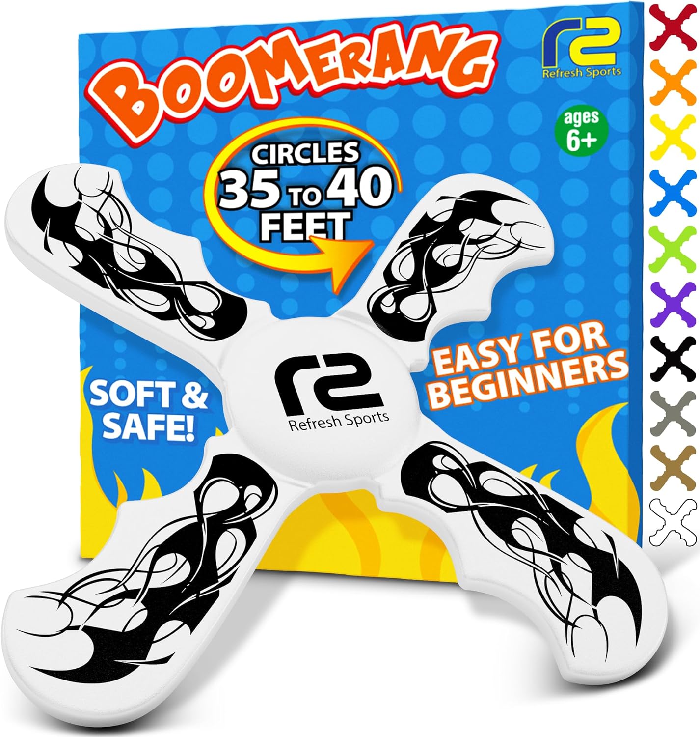 Best Soft Frisbee Kids Boomerang, Easter Basket Stuffer For Boys & Girls, Outdoor Flying Disc Beach Frisbee for Kids Age 6 & up, Fun Boys Toys age 8-10 Fun Kid Mini Frisbee Disc Frisbees for Kids