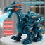 Fire Mechanical Dinoasur, Water Spray Cool Light, Realistic Toy, Flame Spray, Water Mist, Laying Eggs, Light Up Eyes, Roaring Sound, Electric Children Entertainment Puzzle Model Game Toys for Boys Gifts - Toyigo