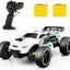 RC Car, Remote Control Car,  1:18 Scale RC Car with LED Lights, 2.4GHz 2WD All Terrain RC Car with 2 Rechargeable Batteries for 60 Min Play, 40 Mins Play, Gift for Boys and Girls - Toyigo