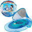 Baby Spring Float, Baby Pool Float with Canopy & UPF Protection, Swimming Pool Accessories for Kids 9-24 Months, Mermaid