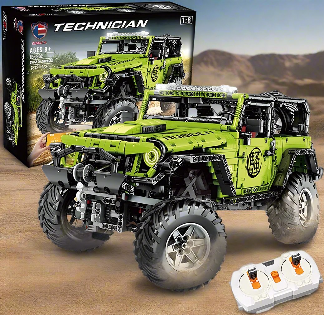 Remote Control Off-Road SUV Building Blocks Technic Power Motor Speed Buggy