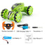 Gesture-Controlled Stunt RC Car, Climbing, Drifting, Twisting Fun! Light-Up, Blue/Green, 24136cm, 2.4G Remote