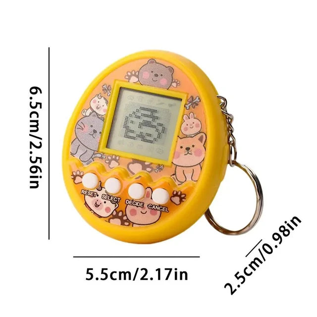 Electronic Pets,  Game Toys, h Digital Animals Toys, Electronic Digital Pet Keychain, Virtual  Digital Pet Retro Handheld Electronic Game Machine with Keychain for Boys Girls - Toyigo