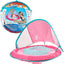 Baby Spring Float, Baby Pool Float with Canopy & UPF Protection, Swimming Pool Accessories for Kids 9-24 Months, Mermaid