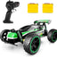 RC Car, Remote Control Car,  1:18 Scale RC Car with LED Lights, 2.4GHz 2WD All Terrain RC Car with 2 Rechargeable Batteries for 60 Min Play, 40 Mins Play, Gift for Boys and Girls - Toyigo