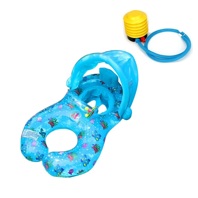 Baby Swimming Float, Infant Pool Swimming Boat, Baby Pool Toy, Inflatable Floating Ring for Kids, Infant Floating Pool, Baby And Mother Swim Trainer Toy Kids 1-6Y - Toyigo