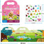 Reusable Sticker Books for Toddlers 2-4 Years, Animals Themed Sticker for Kids 1-3, Easter Gifts for Kids Toddler Boys Girls Travel Toys