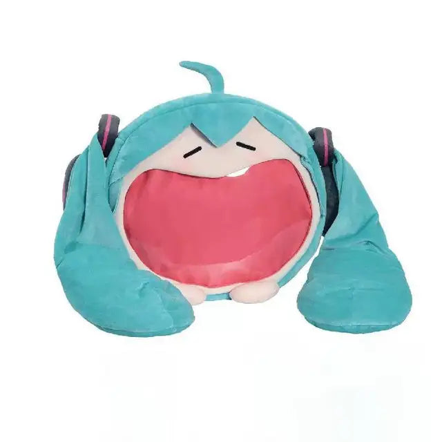 Soft Toys, Anime Plush Backpack, Kawaii Anime Plush, Cosplay Plush Backpack Hatsune Miku Shoulder Bag Cartoon Character Cartoon Character  Mini Cute  Soft Backpack for Girls - Toyigo